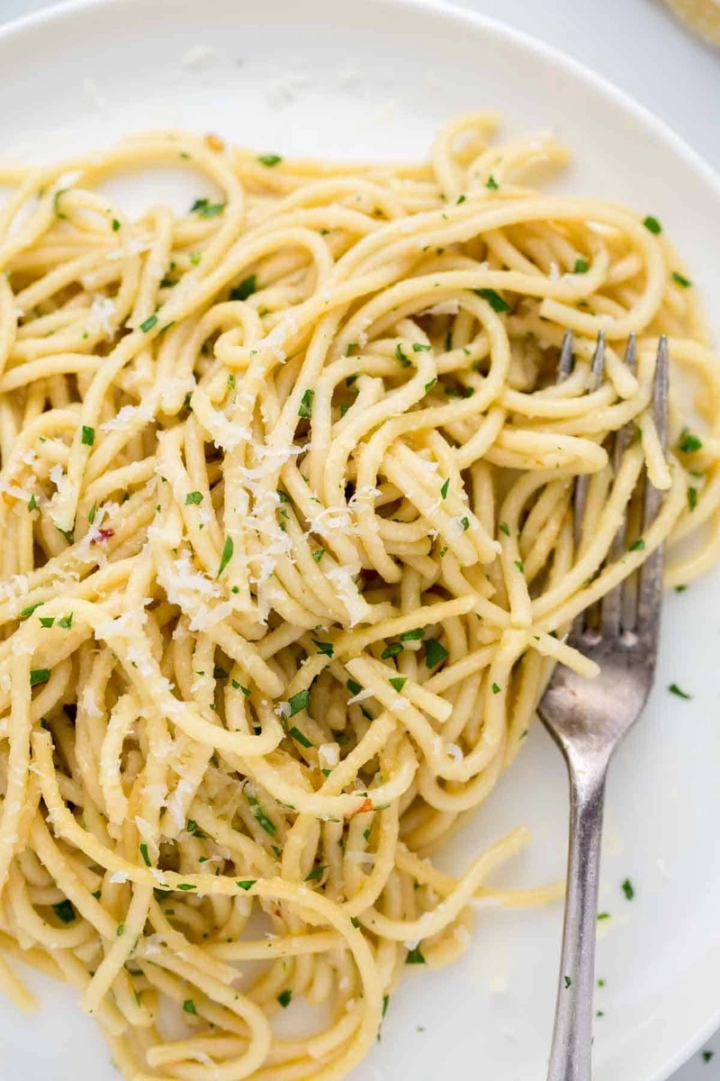 Instant pot garlic parmesan noodles